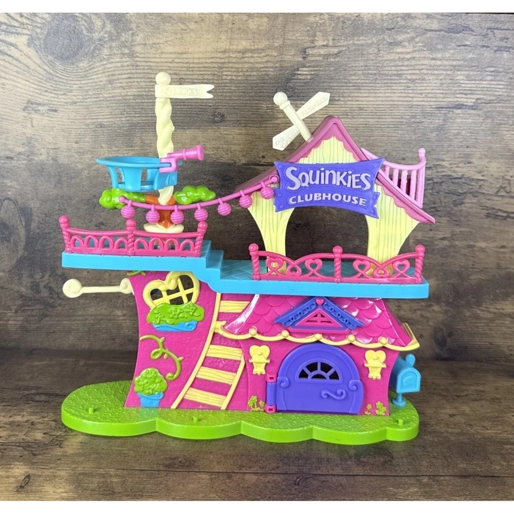 Squinkies Do Drops Squinkieville Clubhouse Playset Blip Dollhouse Toy No Figures